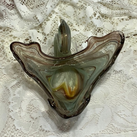 Glass Swan ~ Sooner Swag Art Glass - Picture 11 of 16